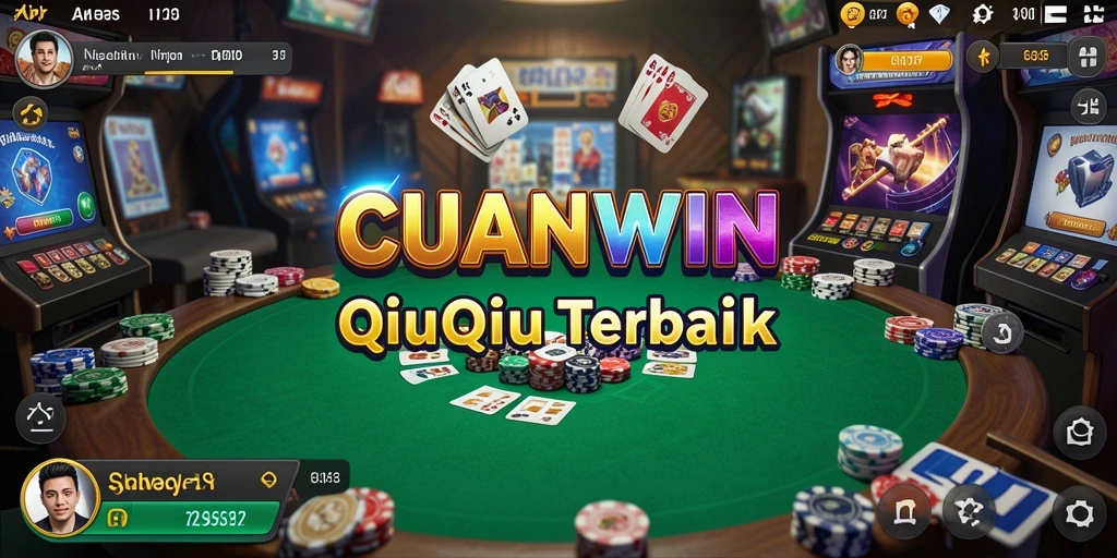 Tampilan gameplay CUANWIN yang menegangkan dalam QiuQiu.