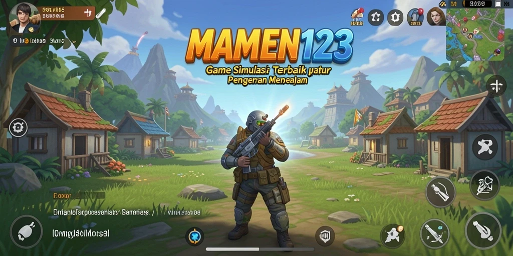 Tangkapan layar MAMEN123 menampilkan gameplay interaktif dan menarik.