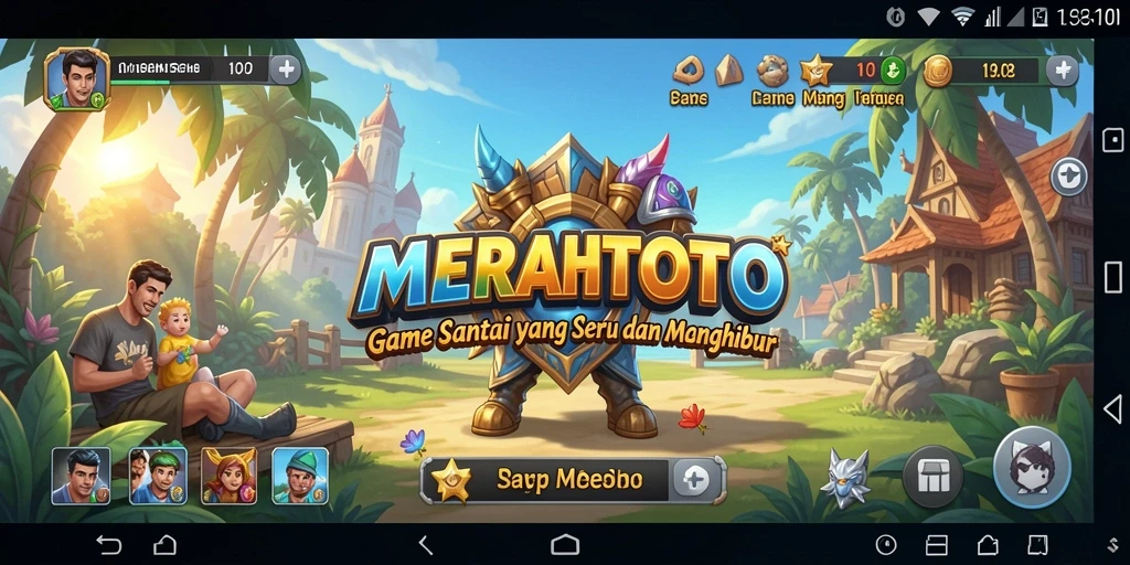 Tampilan gameplay menarik dari MERAHTOTO yang menggugah semangat.
