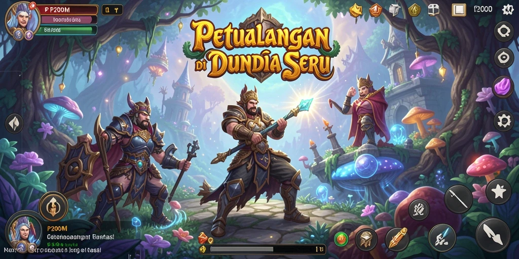Gameplay seru P200M di dunia petualangan fantastis.