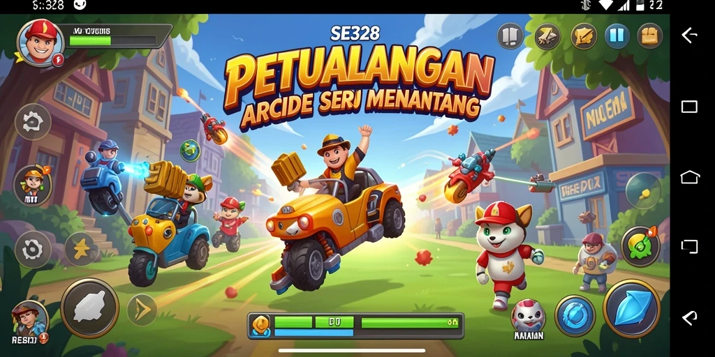 Gameplay SE328 yang penuh aksi dan seru di dunia Arcade.