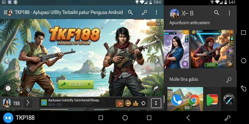 Screenshot utama TKP188 menunjukkan tampilan antarmuka yang intuitif dan efisien.